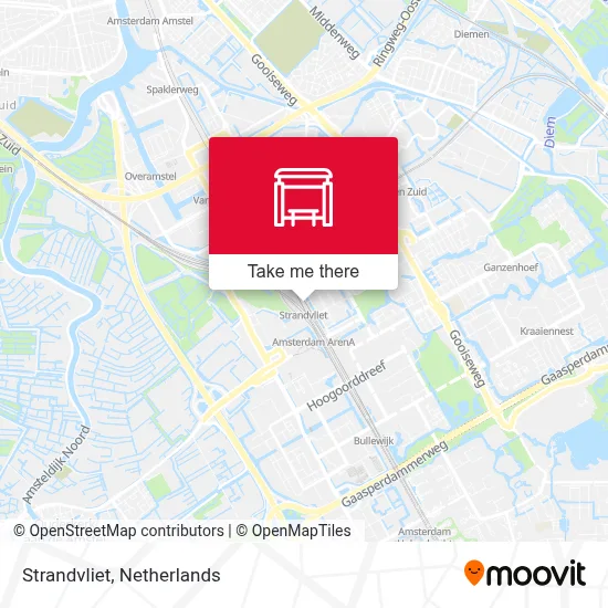 Strandvliet Karte