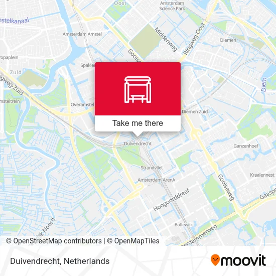 Duivendrecht Karte