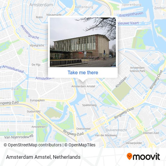 Amsterdam Amstel Karte