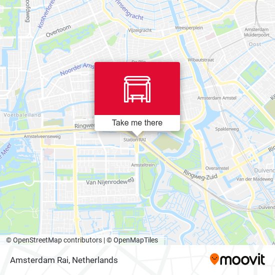 Amsterdam Rai map