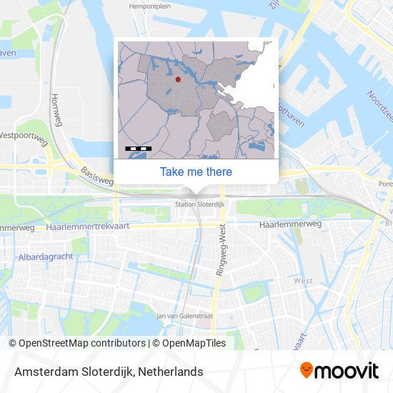 Amsterdam Sloterdijk map