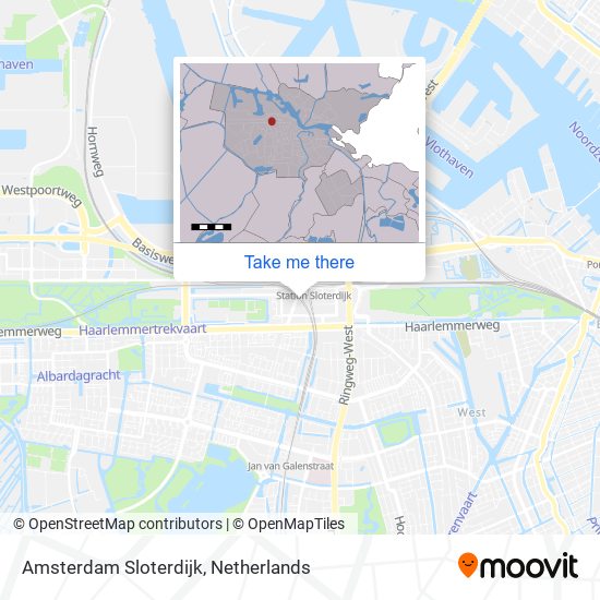 Amsterdam Sloterdijk map