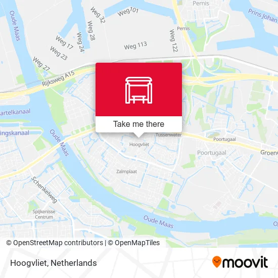 Hoogvliet map