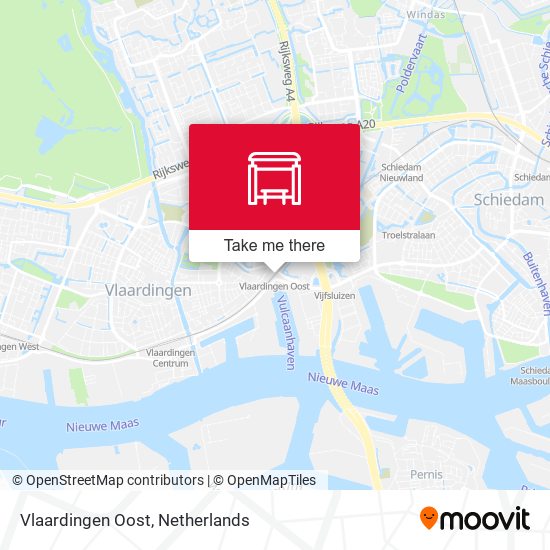 Vlaardingen Oost map