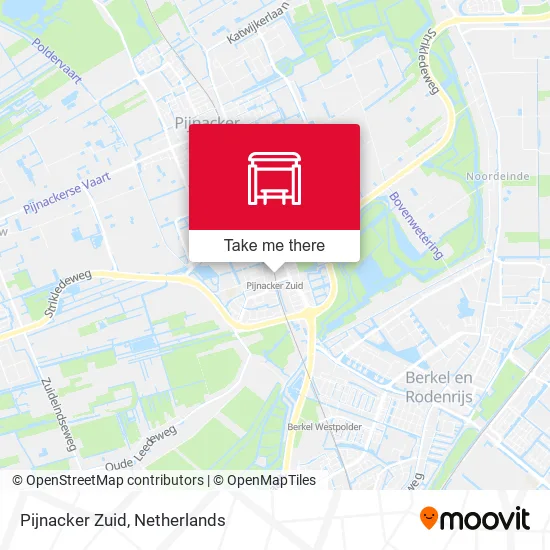 Pijnacker Zuid map