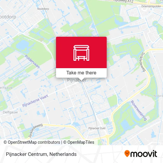 Pijnacker Centrum map
