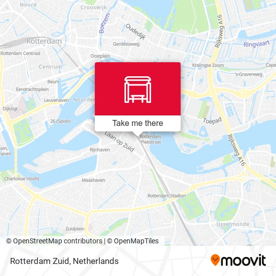 Rotterdam Zuid map
