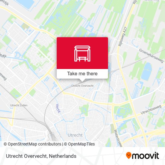 Utrecht Overvecht map