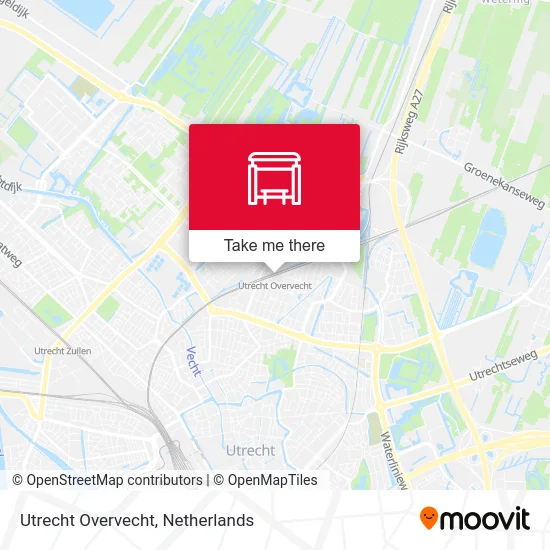 Utrecht Overvecht map