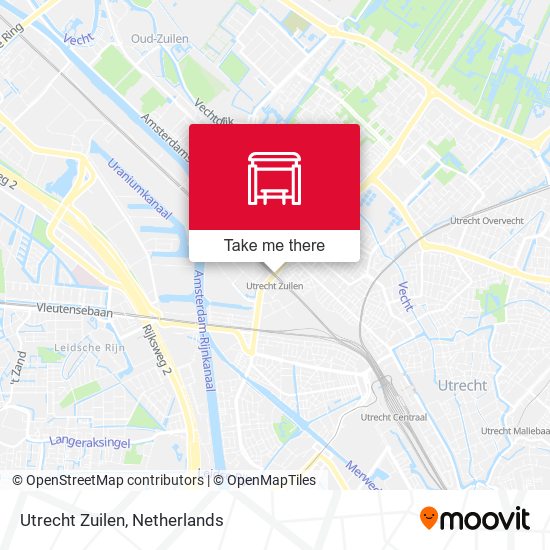 Utrecht Zuilen map