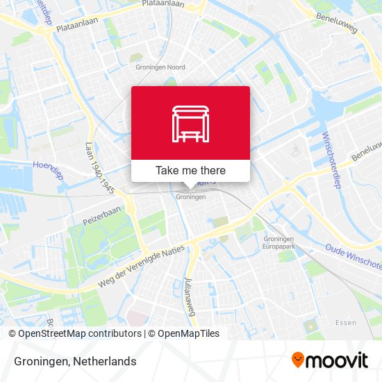 Groningen map