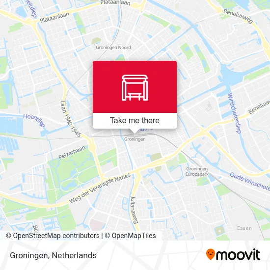 Groningen map