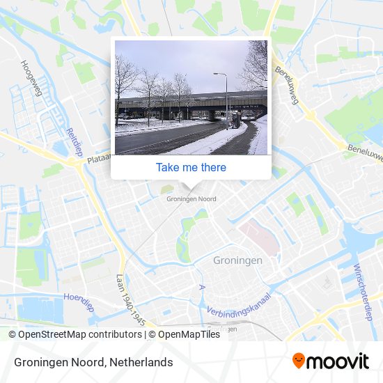 Groningen Noord map