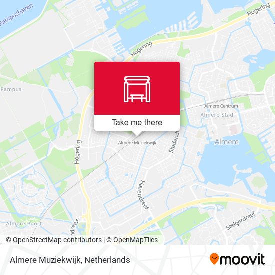 Almere Muziekwijk Karte