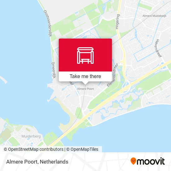 Almere Poort map