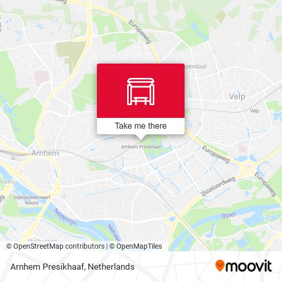Arnhem Presikhaaf map