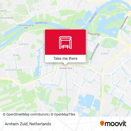 Arnhem Zuid map