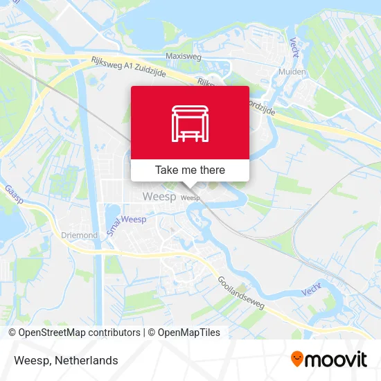 Weesp map