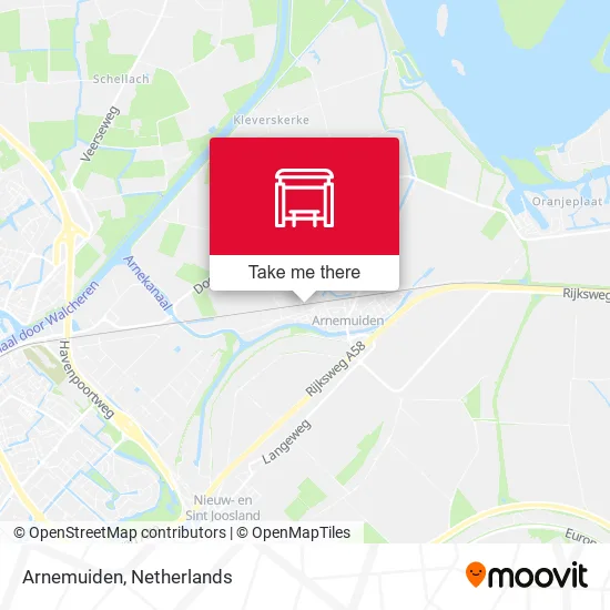 Arnemuiden map