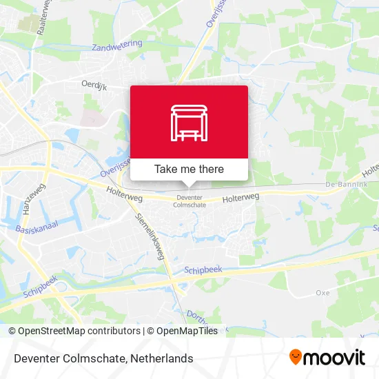Deventer Colmschate map