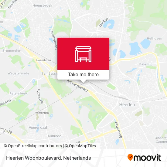 Heerlen Woonboulevard map