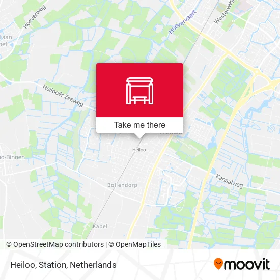 Heiloo, Station map