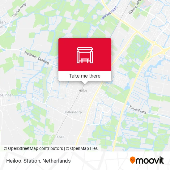 Heiloo, Station map