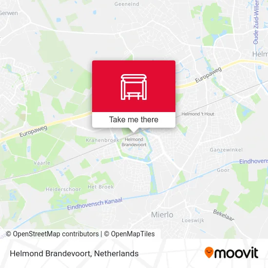 Helmond Brandevoort map
