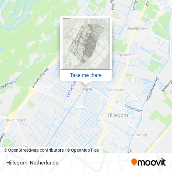 Hillegom map
