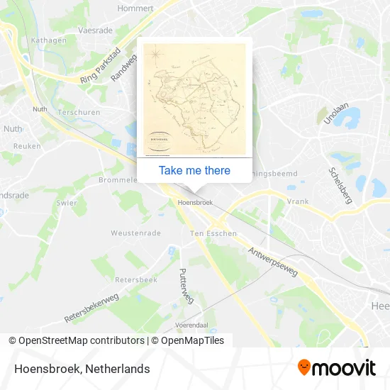 Hoensbroek map