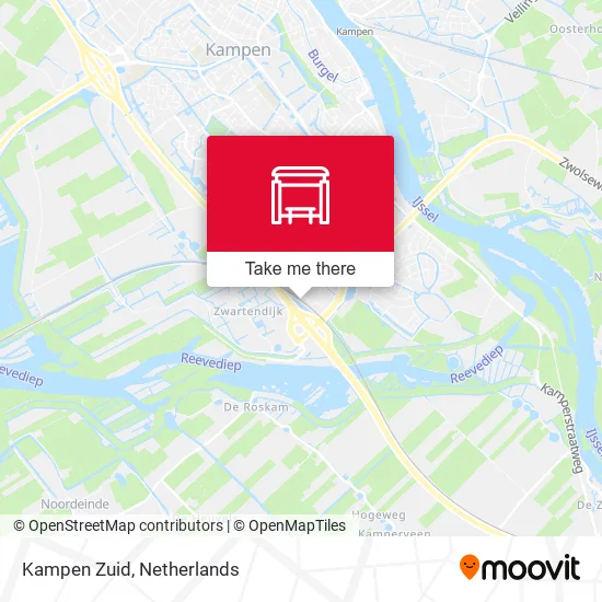 Kampen Zuid map
