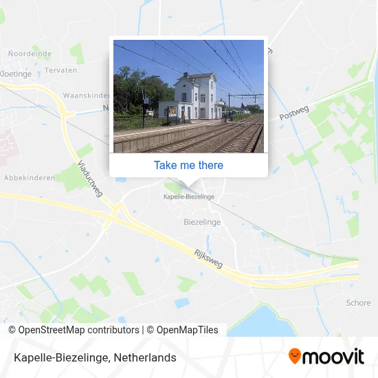 Kapelle-Biezelinge map