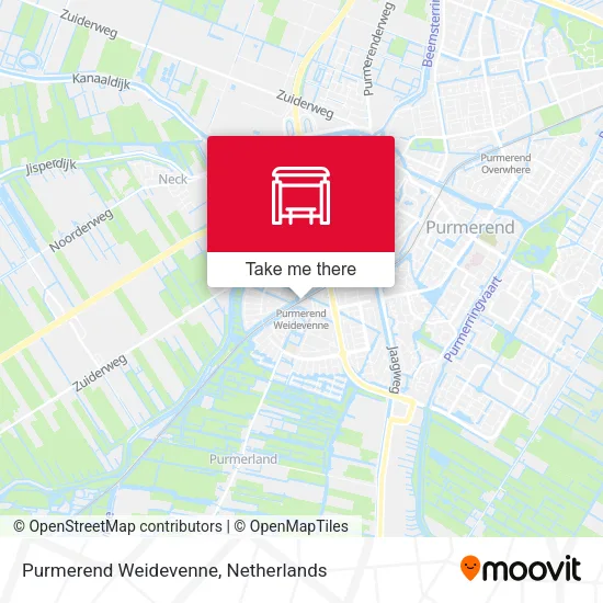 Purmerend Weidevenne map