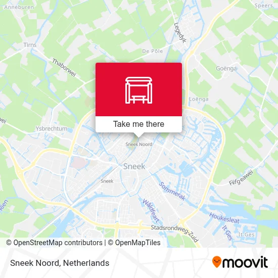 Sneek Noord map