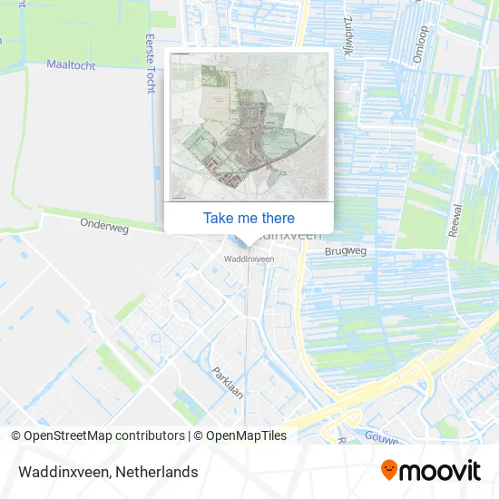 Waddinxveen map