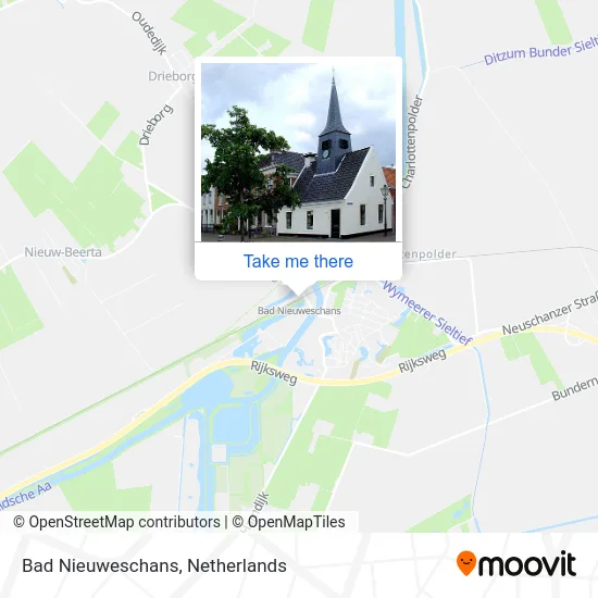 Bad Nieuweschans map