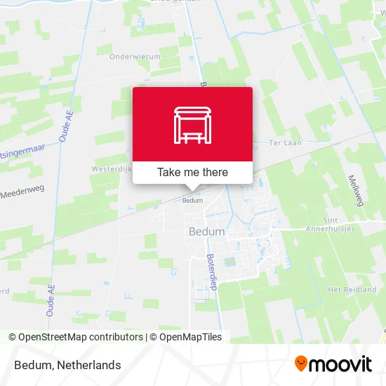 Bedum map