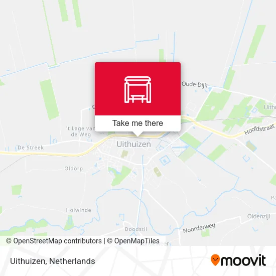 Uithuizen map