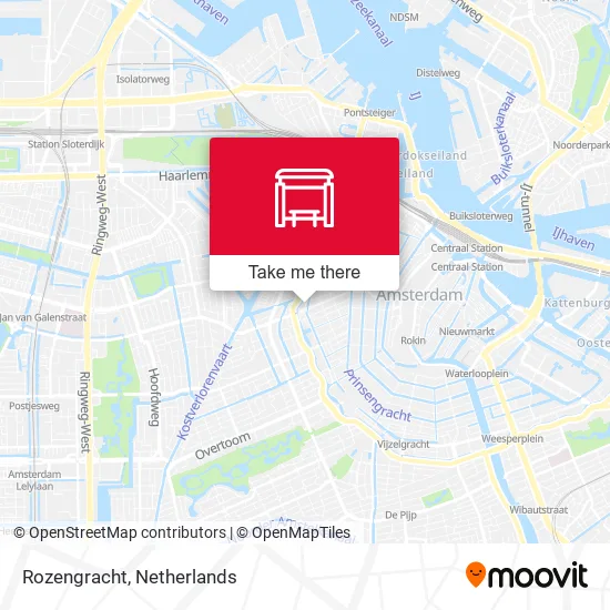 Rozengracht map
