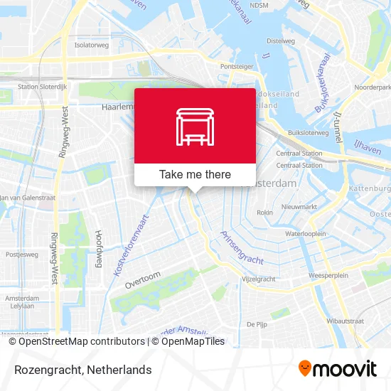 Rozengracht map
