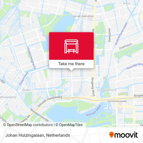 Johan Huizingalaan map