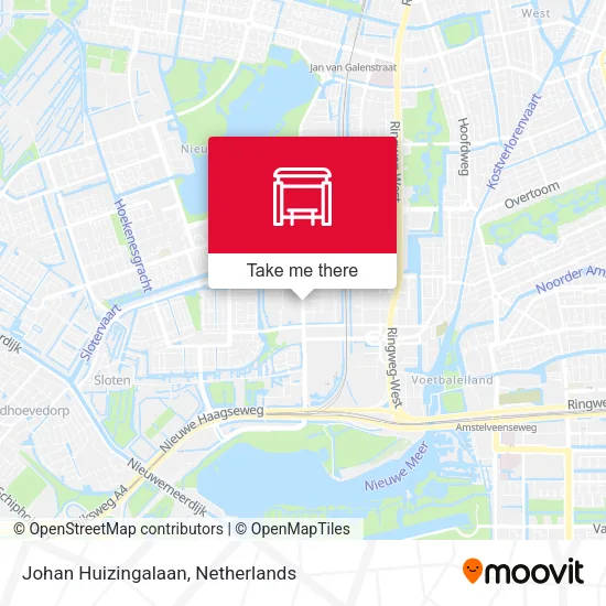 Johan Huizingalaan map