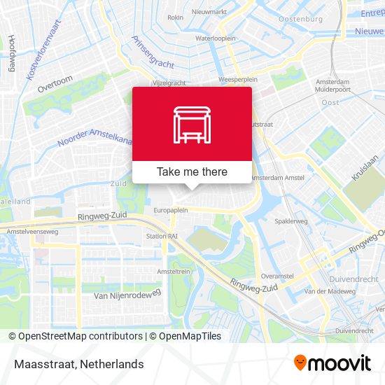 Maasstraat map