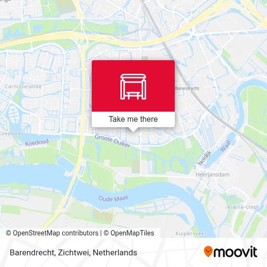 Barendrecht, Zichtwei Karte