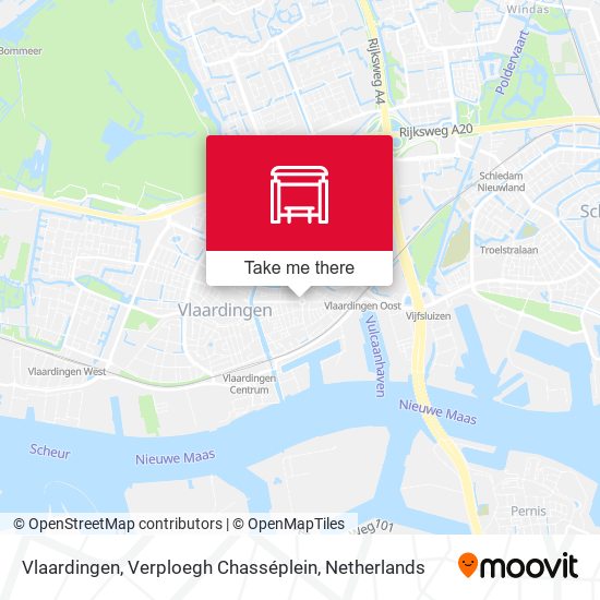 Vlaardingen, Verploegh Chasséplein map