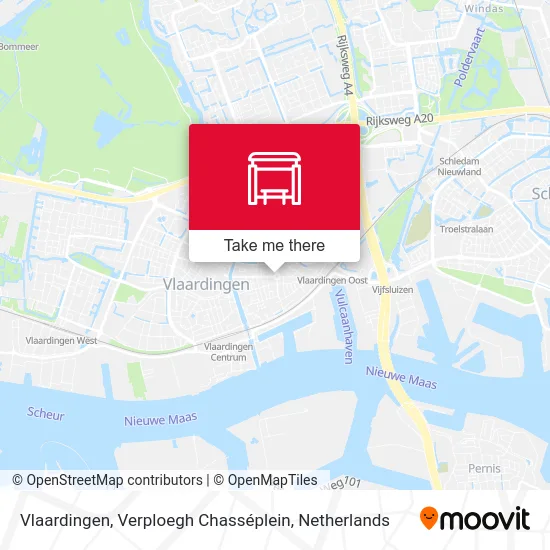 Vlaardingen, Verploegh Chasséplein map