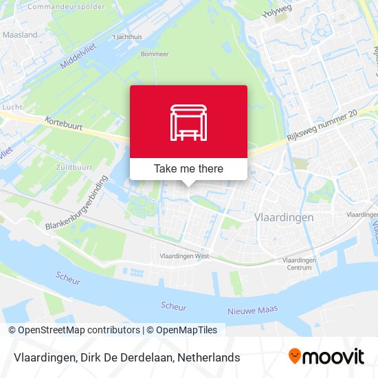 Vlaardingen, Dirk De Derdelaan map