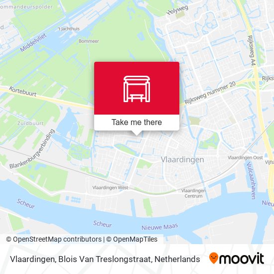 Vlaardingen, Blois Van Treslongstraat Karte