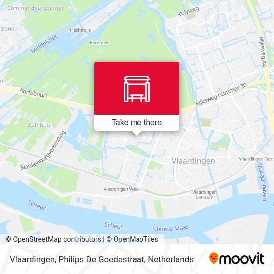 Vlaardingen, Philips De Goedestraat map