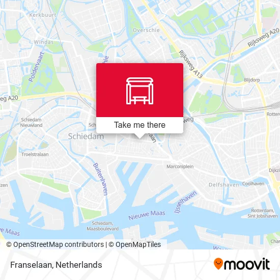 Franselaan map